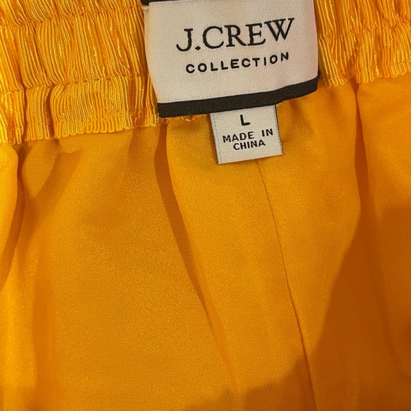 J.Crew collection NWT textured satin skirt set lined with pockets sz L set - Picture 7 of 16